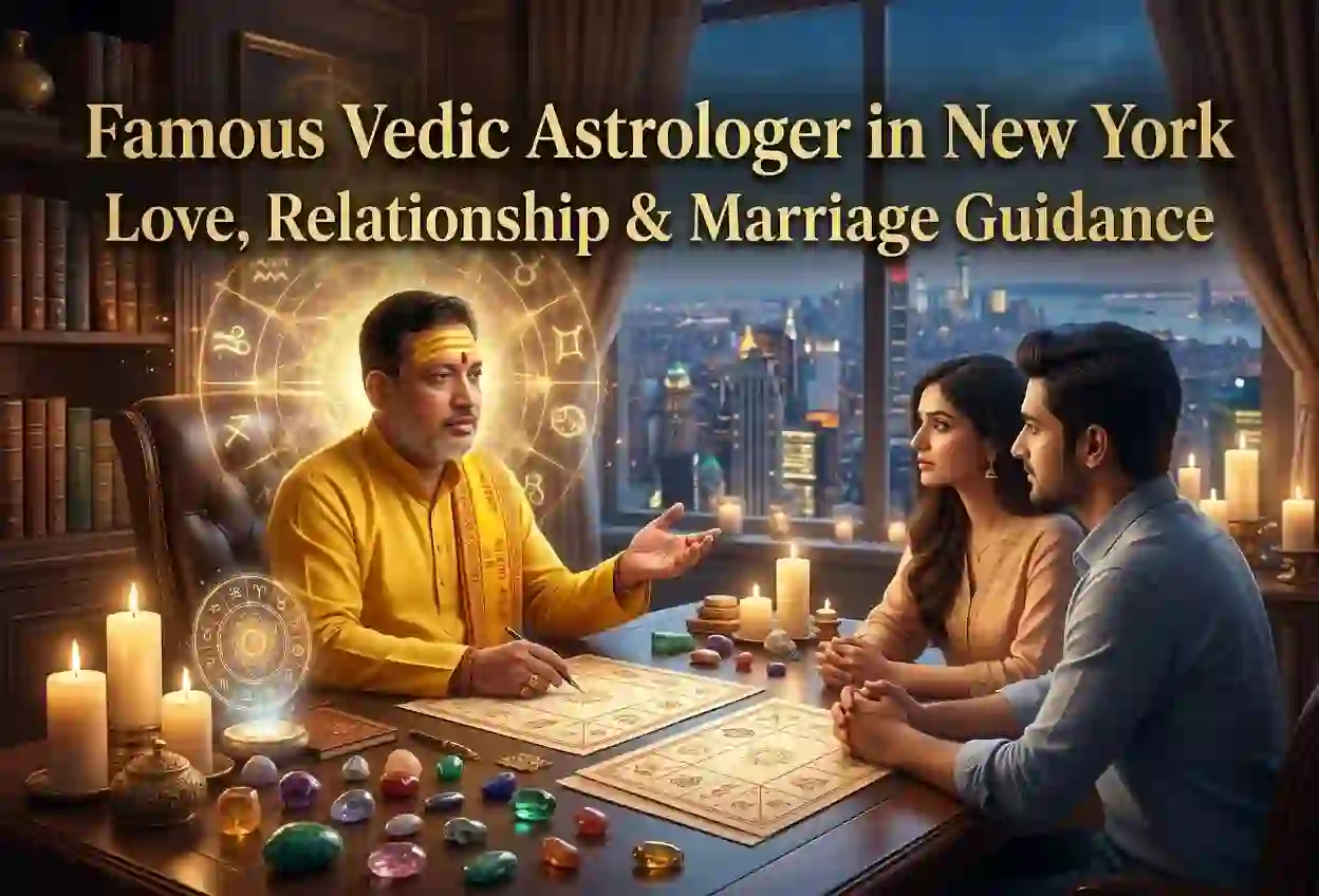 Famous Vedic Astrologer in New York for Love, Relationship & Marriage Guidance