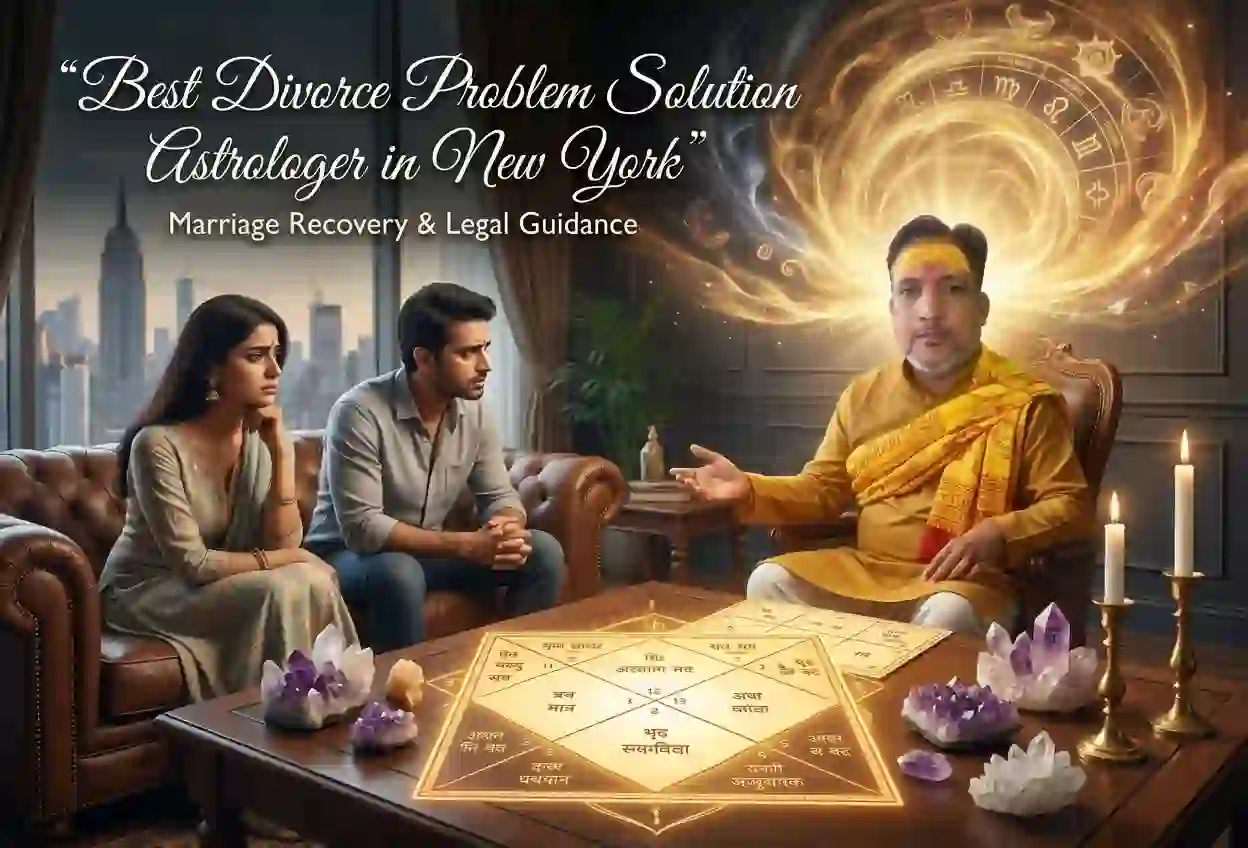 Best Divorce Problem Solution Astrologer in New York for Marriage Recovery & Legal Relationship Guidance