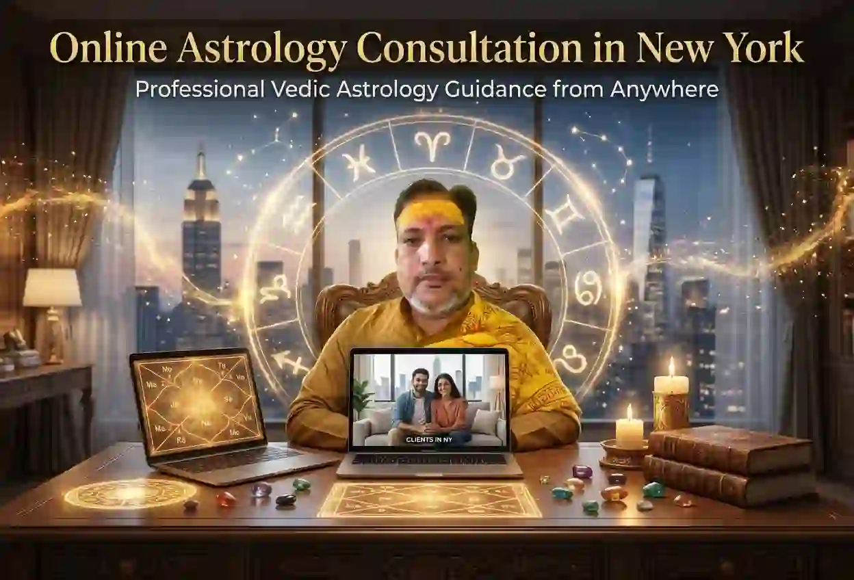 Online Astrology Consultation in New York – Professional Vedic Astrology Guidance from Anywhere