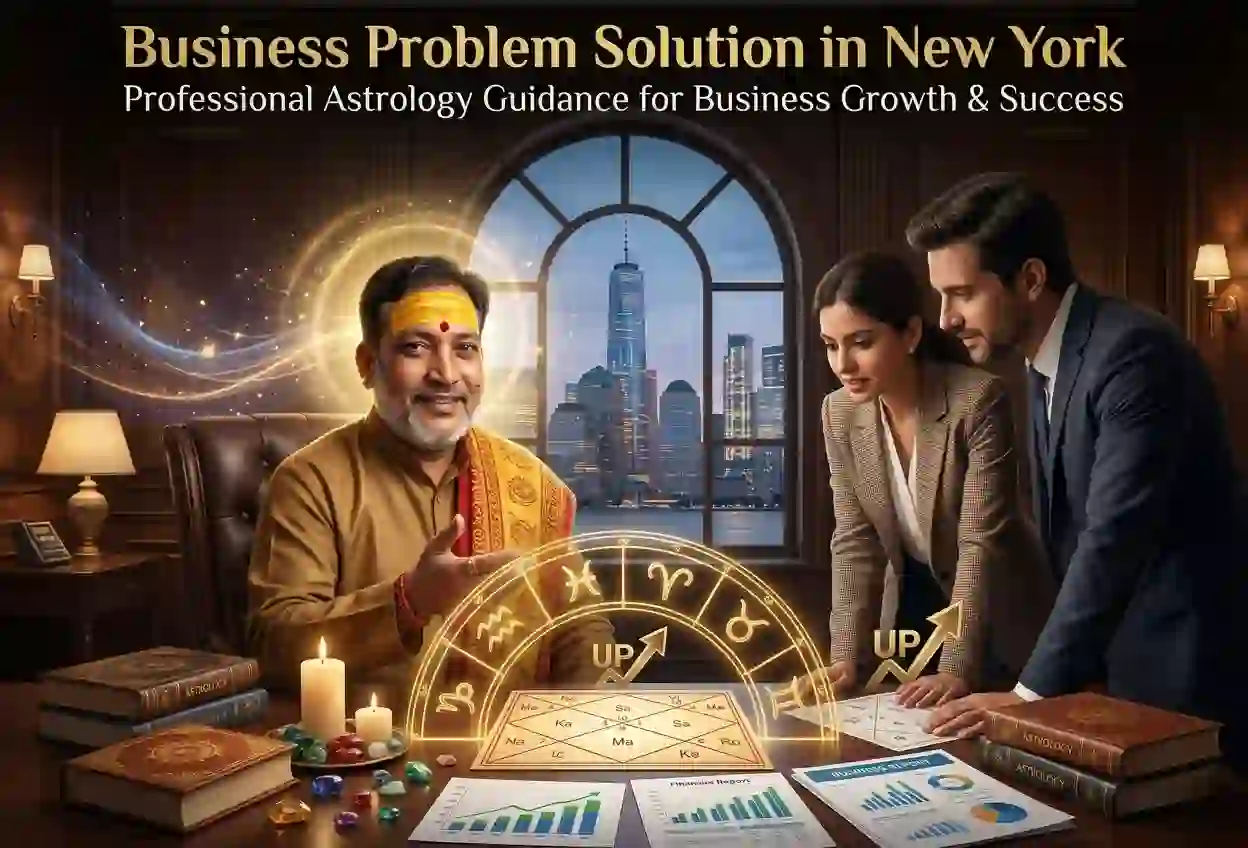 Business Problem Solution in New York – Professional Astrology Guidance for Business Growth & Success