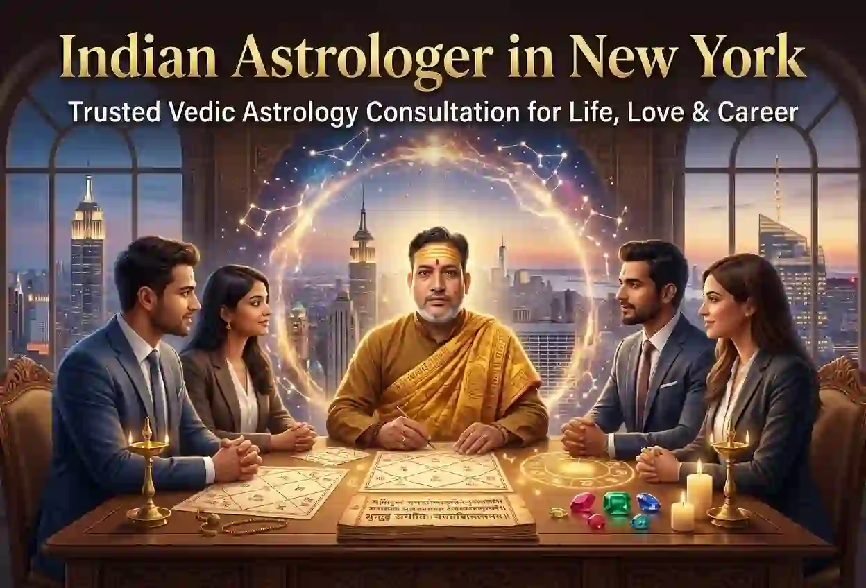 Indian Astrologer in New York – Trusted Vedic Astrology Consultation for Life, Love & Career