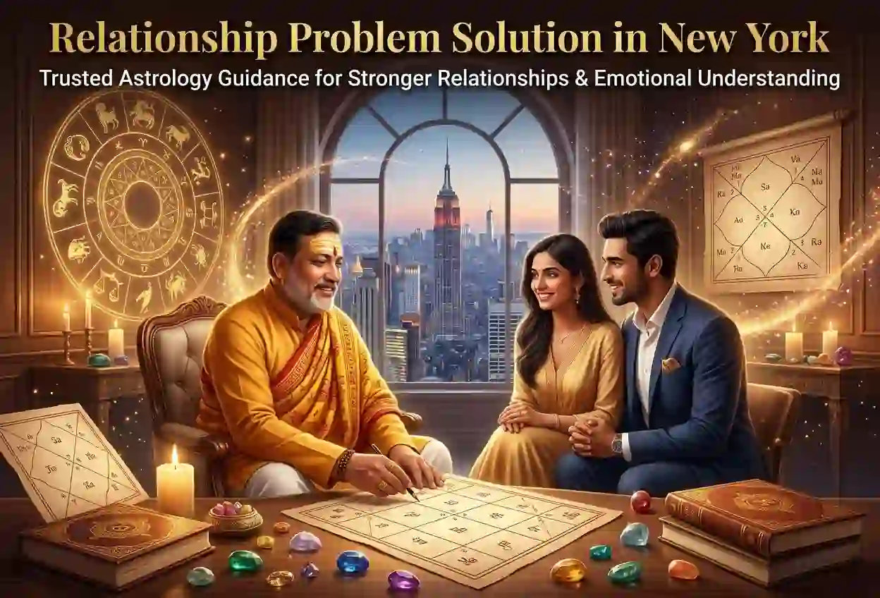 Relationship Problem Solution in New York – Trusted Astrology Guidance for Stronger Relationships & Emotional Understanding