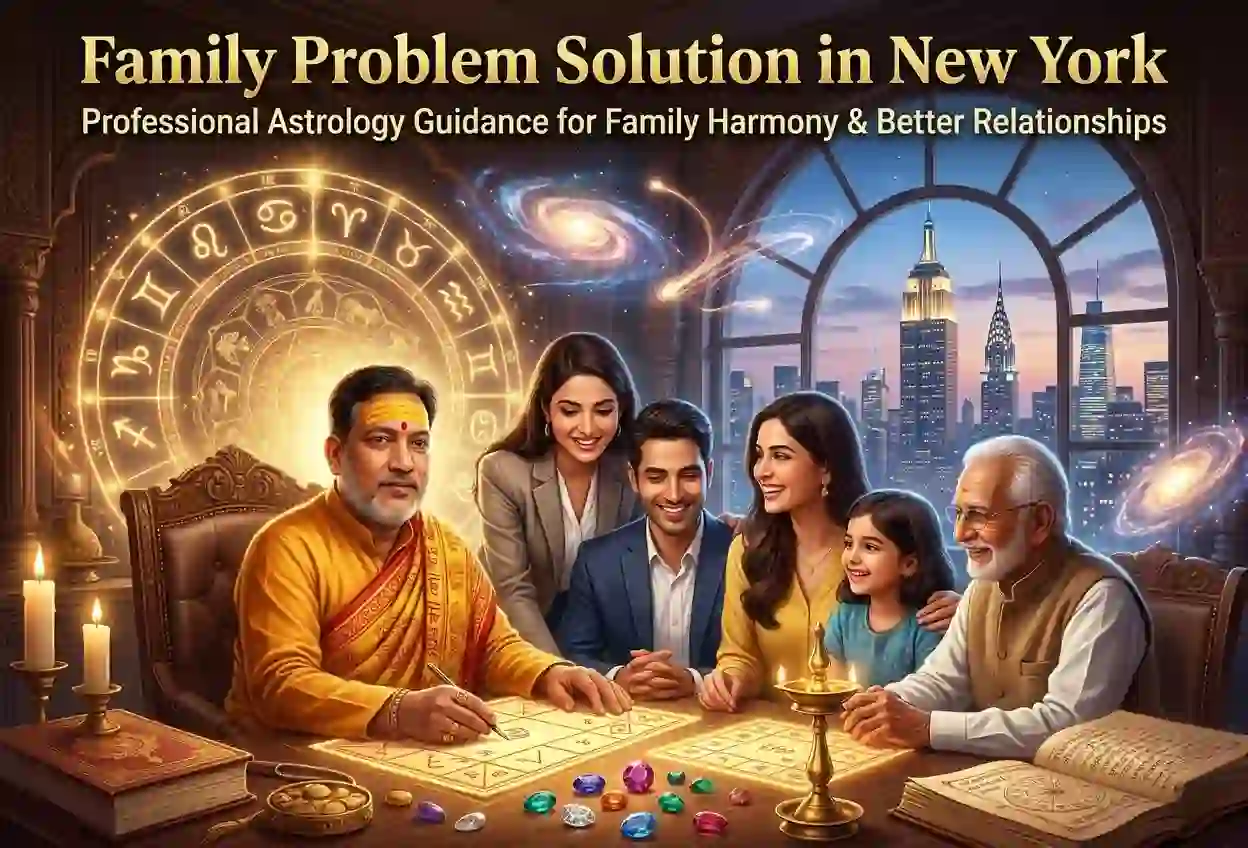 Family Problem Solution in New York – Professional Astrology Guidance for Family Harmony & Better Relationships