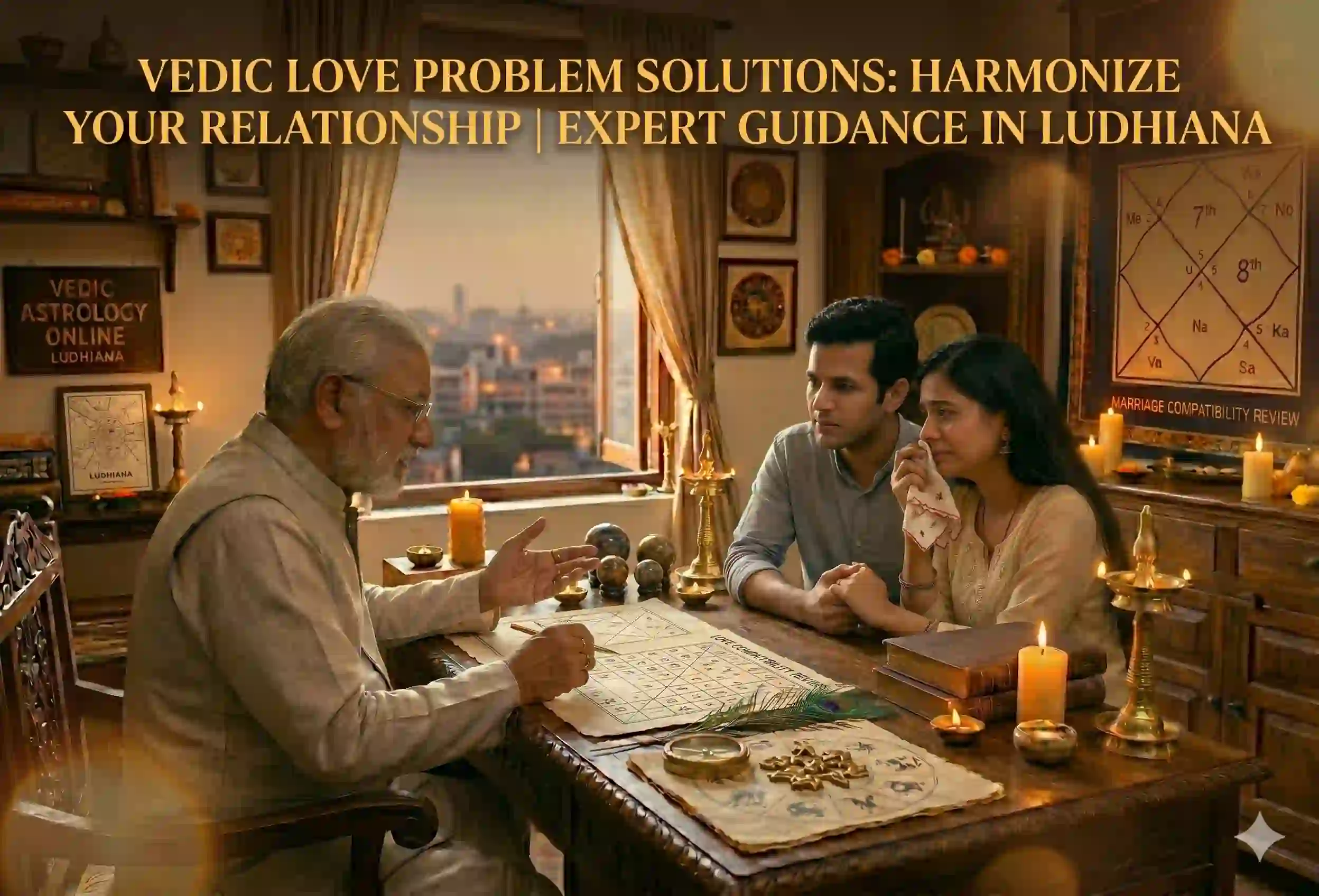 How Astrology Helps Solve Love Problems in Ludhiana