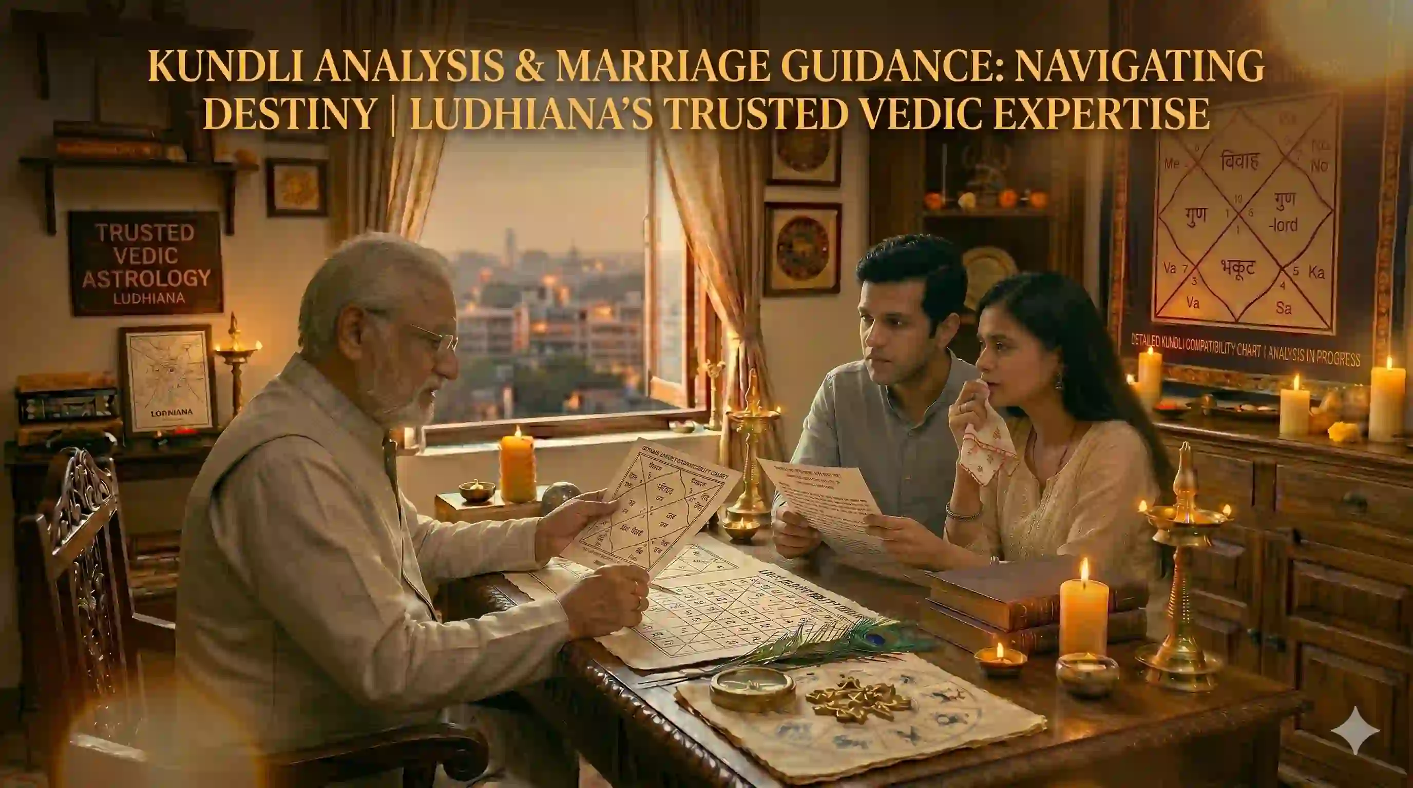 How Kundli Analysis Helps in Marriage Decisions in Ludhiana