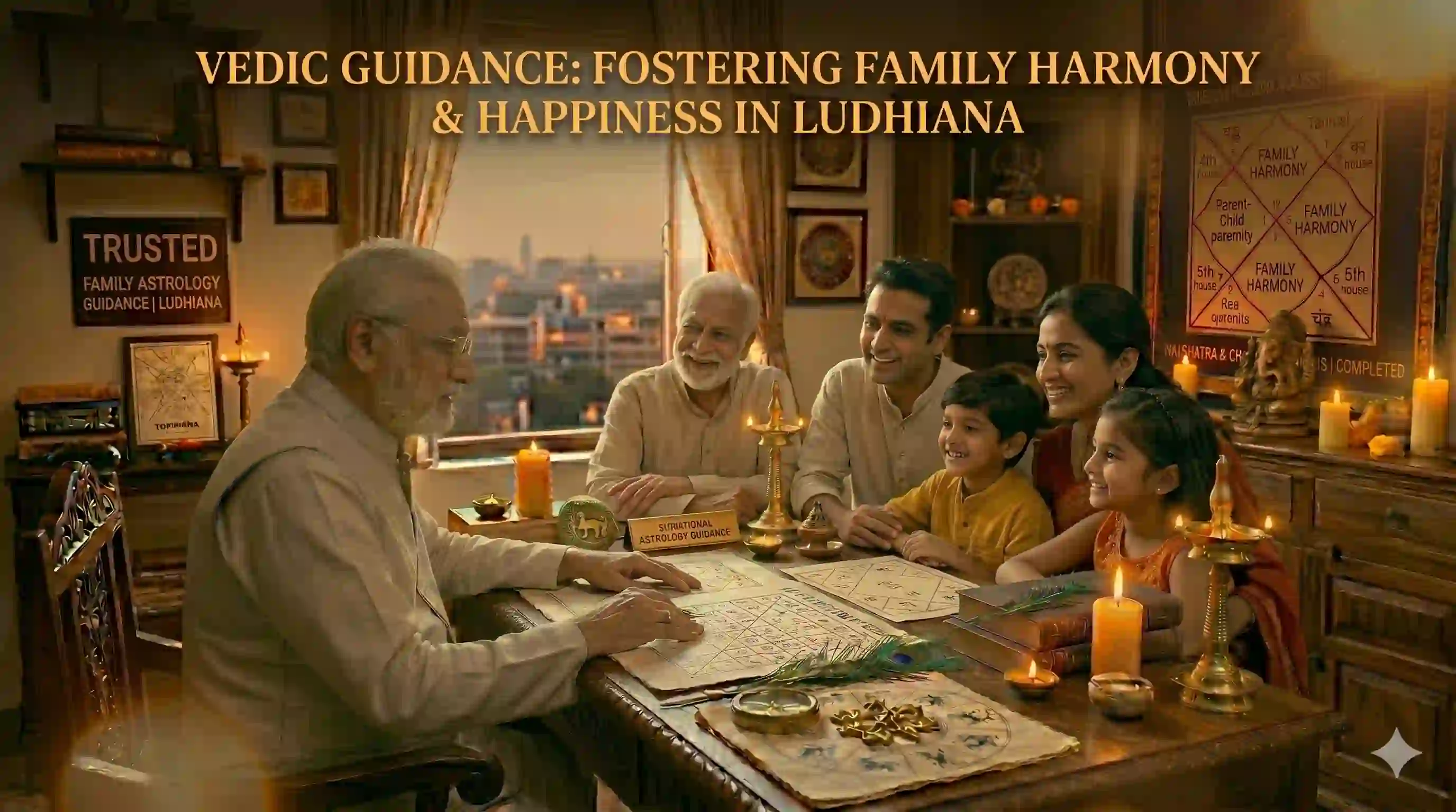 How Astrology Helps Improve Family Harmony in Ludhiana