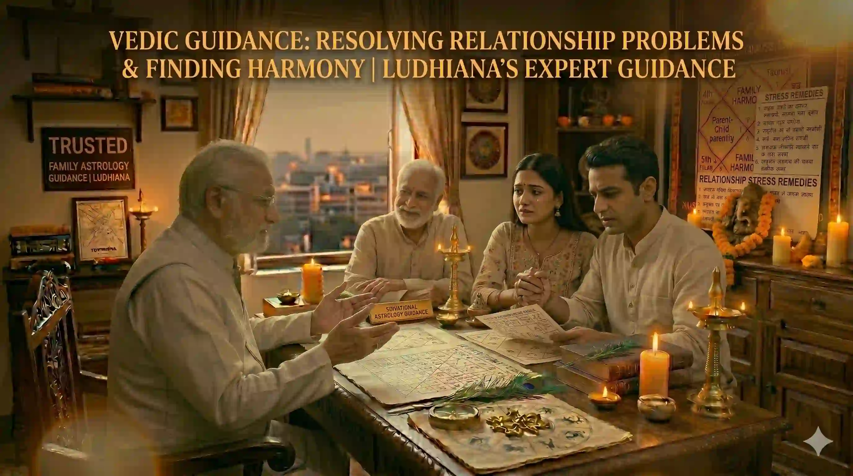 Common Relationship Problems and Astrology Guidance in Ludhiana