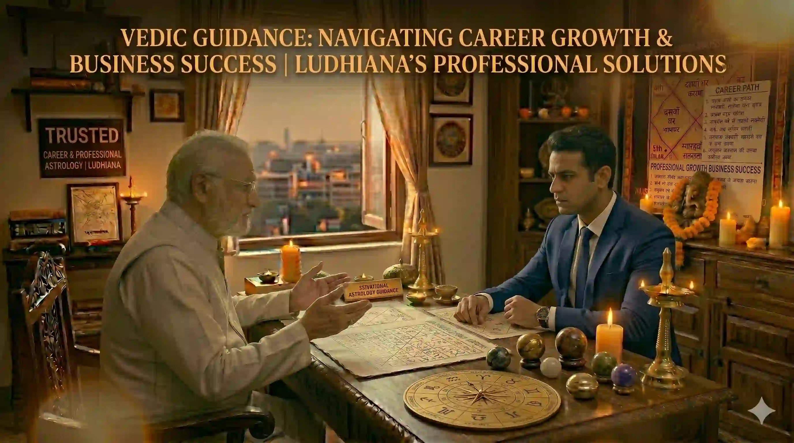 How Astrology Helps in Career Growth and Success in Ludhiana