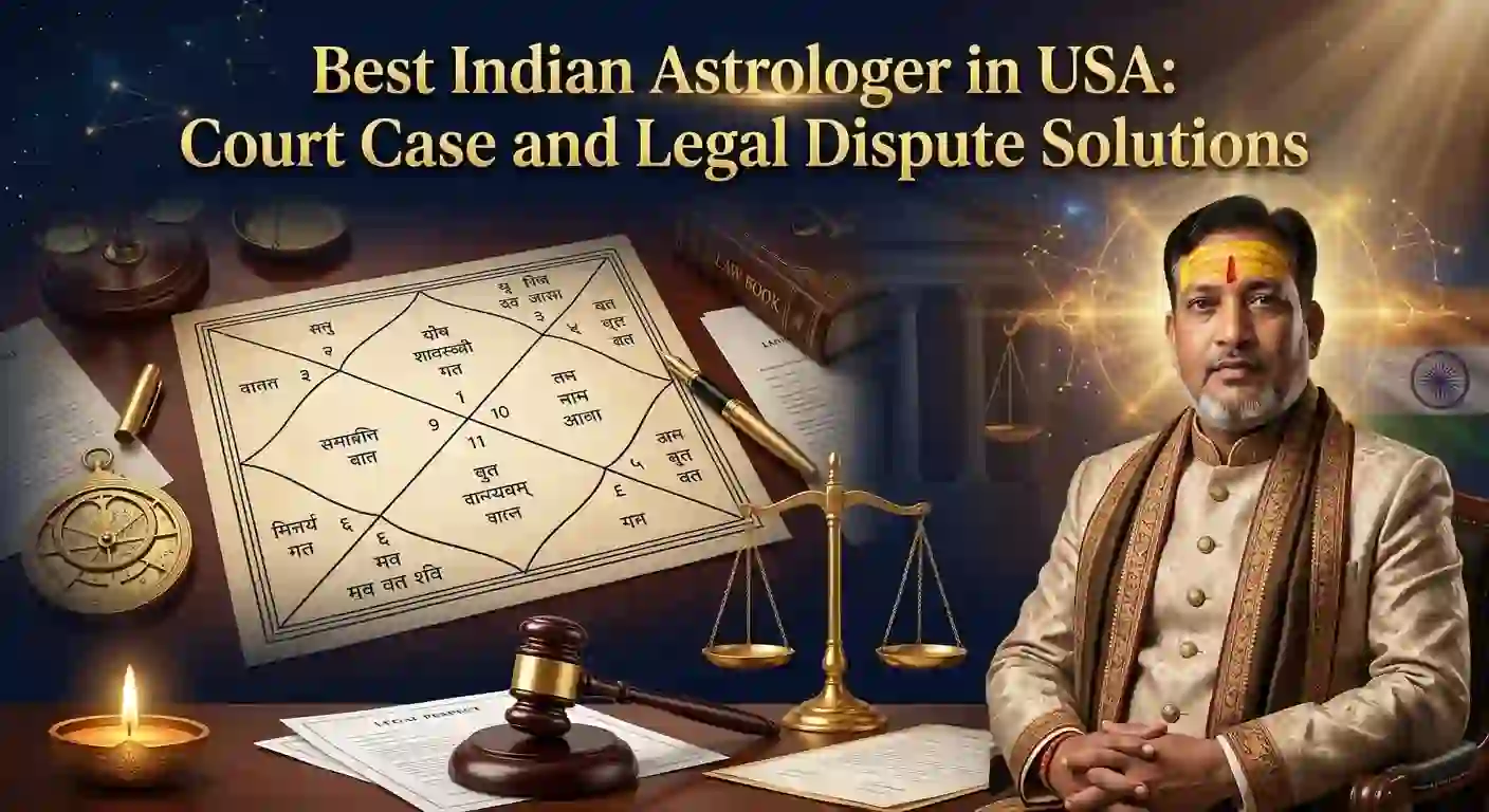 Best Indian Astrologer in USA: Court Case and Legal Dispute Solutions