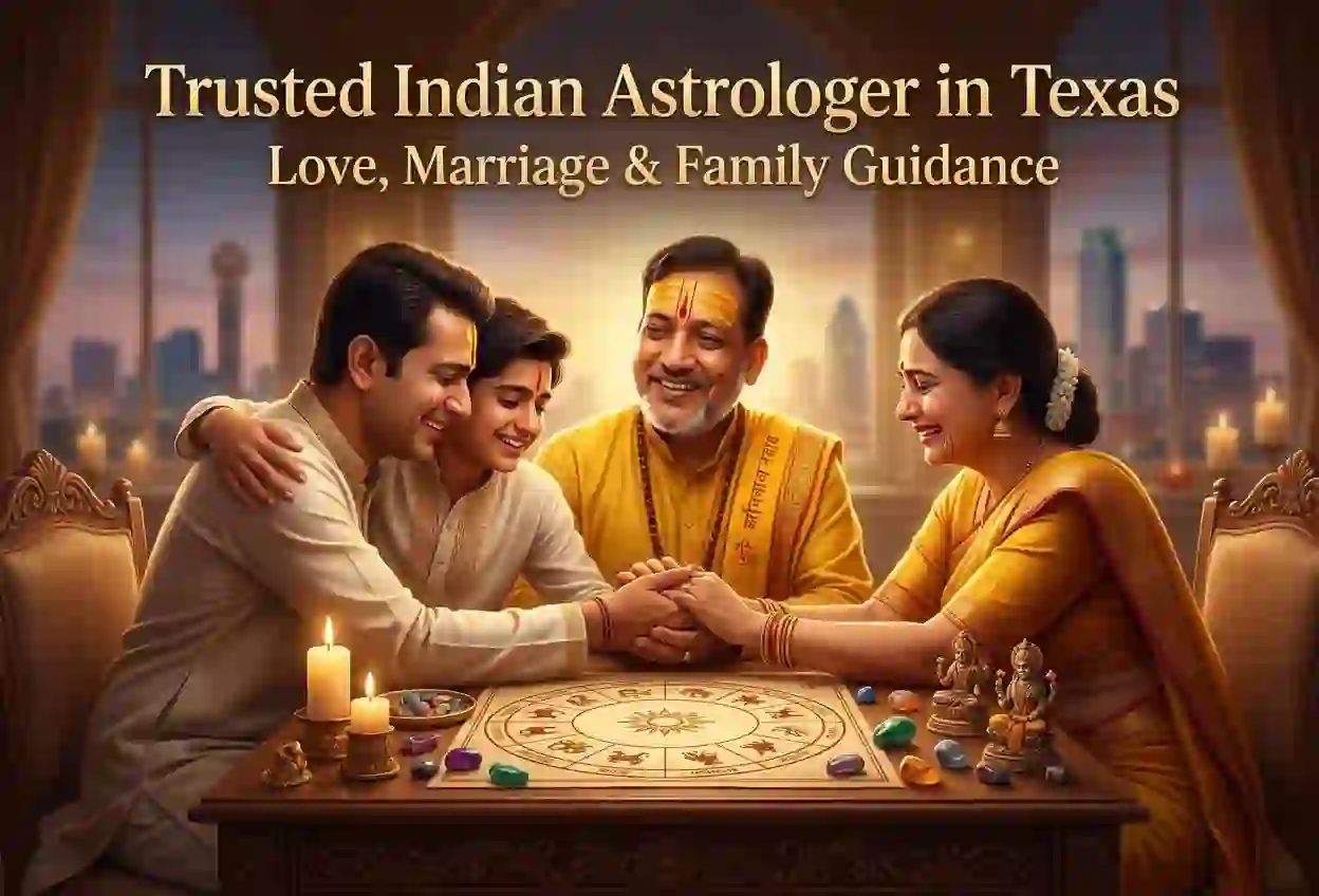 Trusted Indian Astrologer in Texas for Love, Family & Marriage Guidance