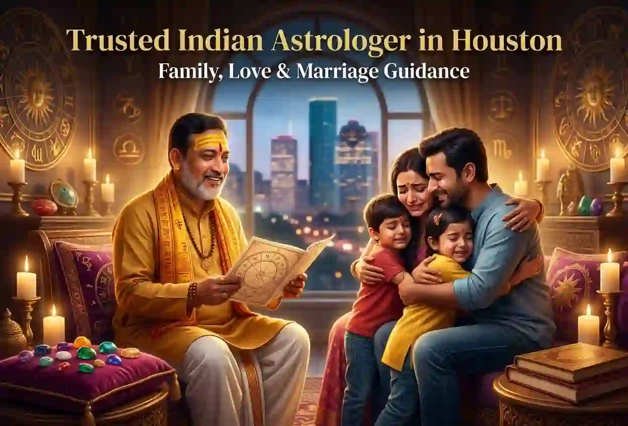 Trusted Indian Astrologer in Houston for Family, Love & Marriage Guidance