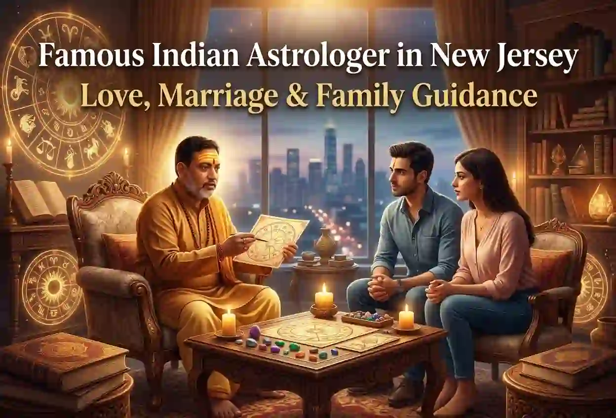 Famous Indian Astrologer in New Jersey for Love, Marriage & Family Problems