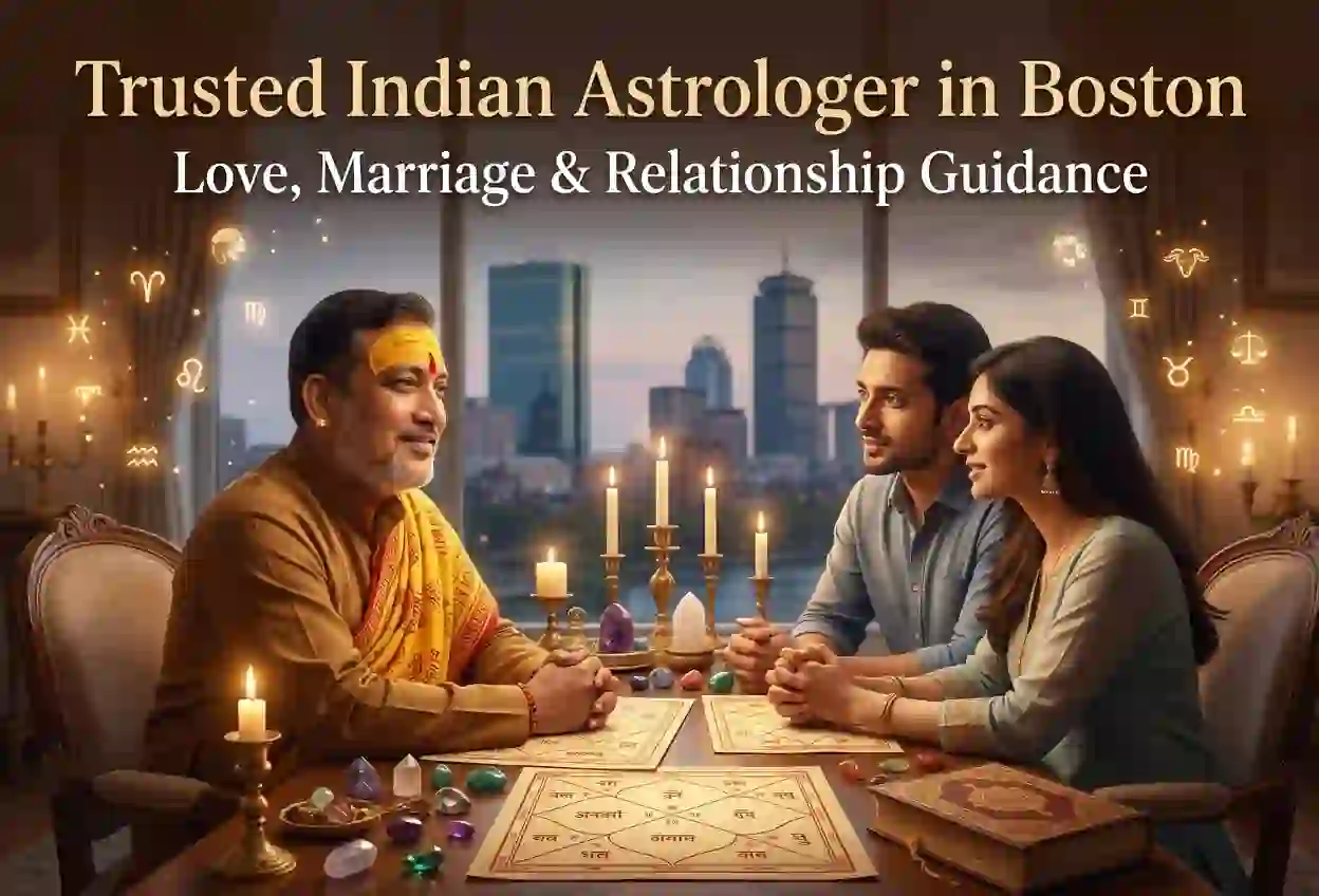 Trusted Indian Astrologer in Boston for Love, Marriage & Relationship Guidance