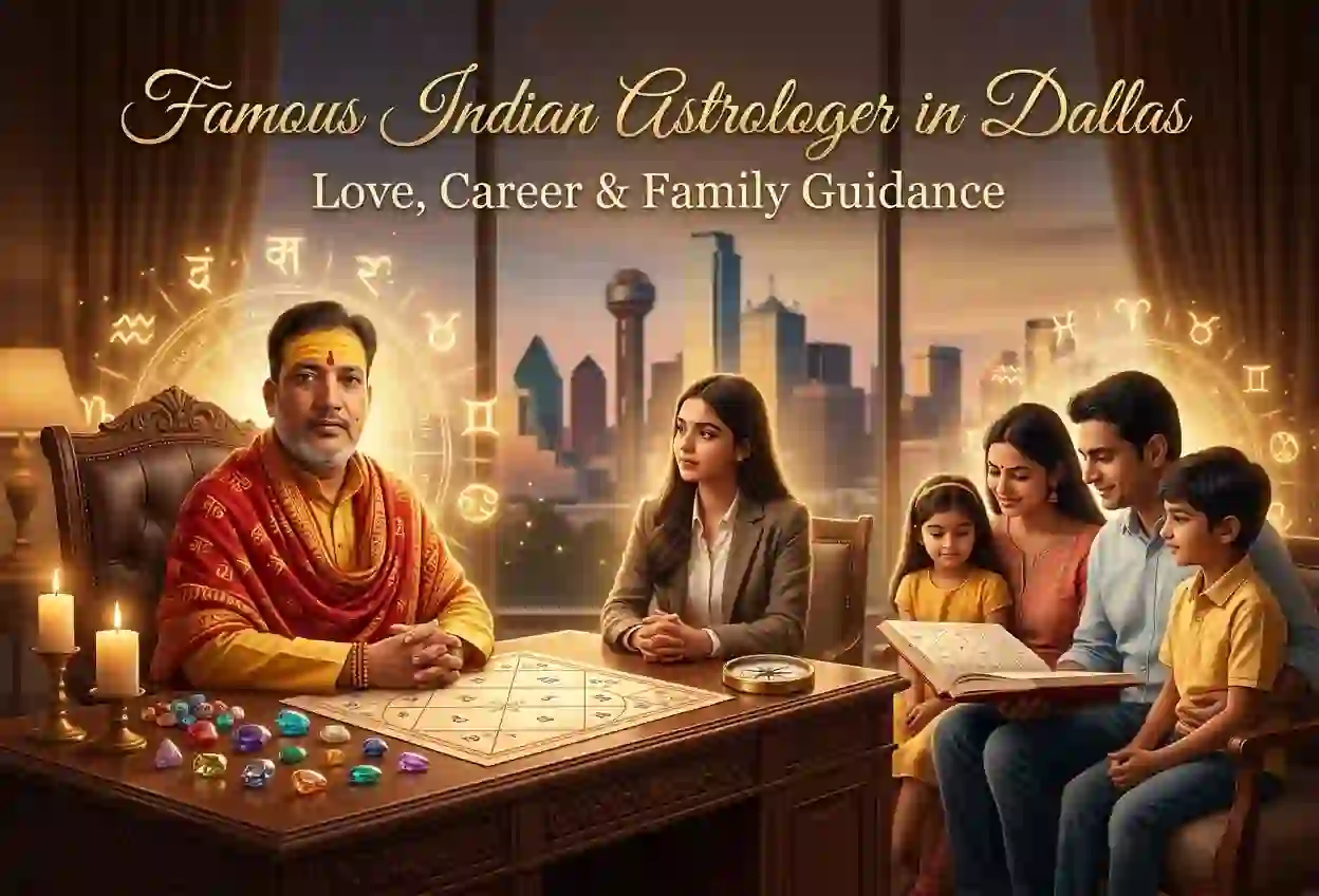Famous Indian Astrologer in Dallas for Love, Career & Family Problems