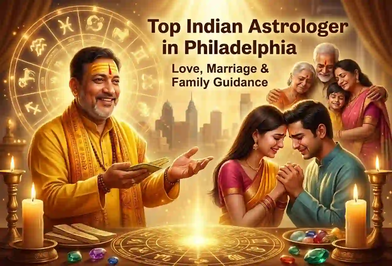 Top Indian Astrologer in Philadelphia for Love, Marriage & Family Problems