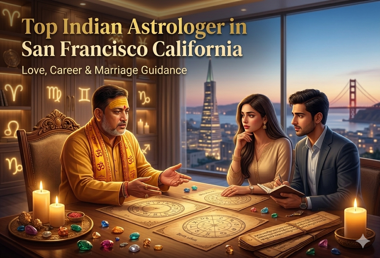 Top Indian Astrologer in San Francisco California for Love, Career & Marriage Solutions