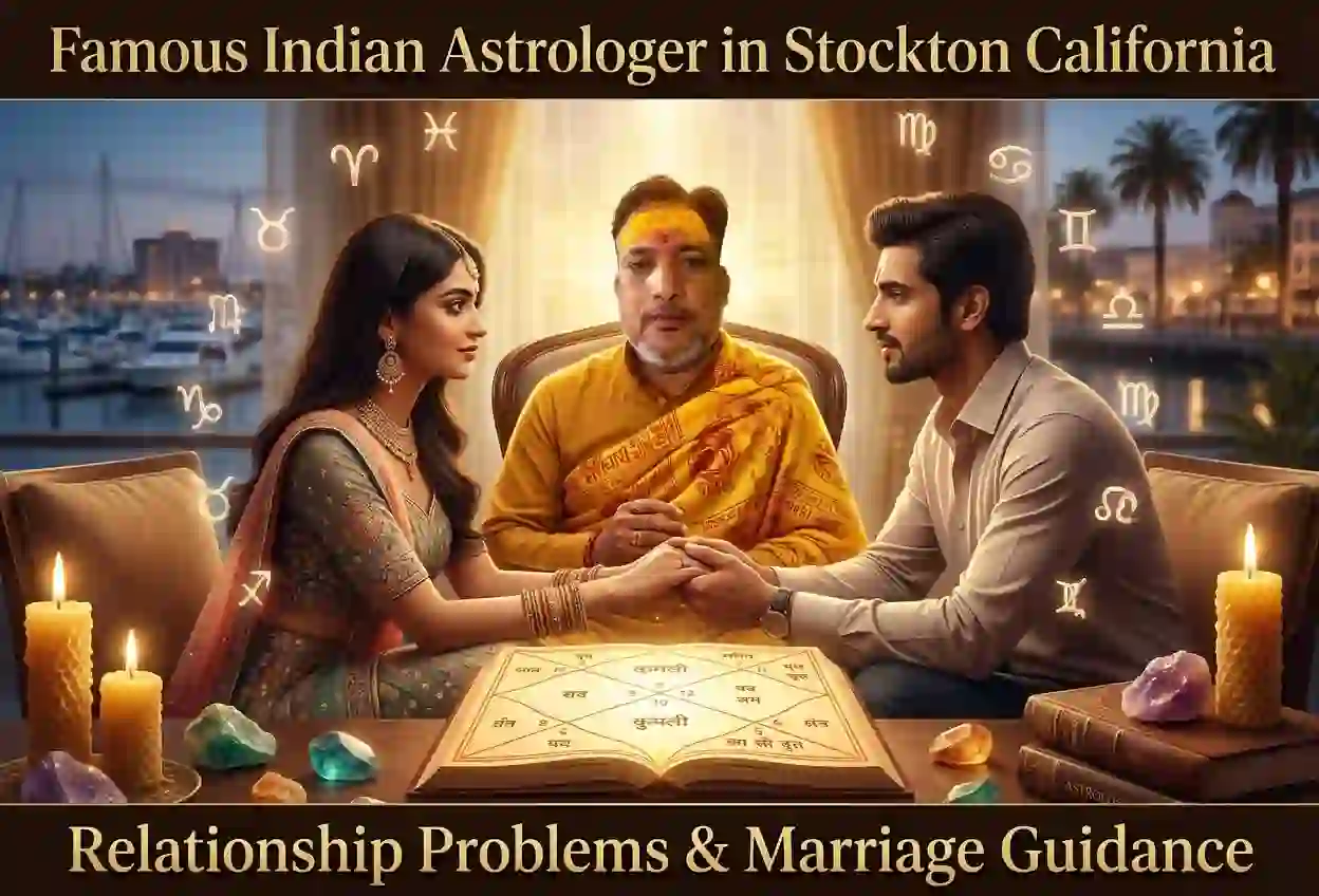 Famous Indian Astrologer in Stockton California for Relationship Problems & Marriage Guidance