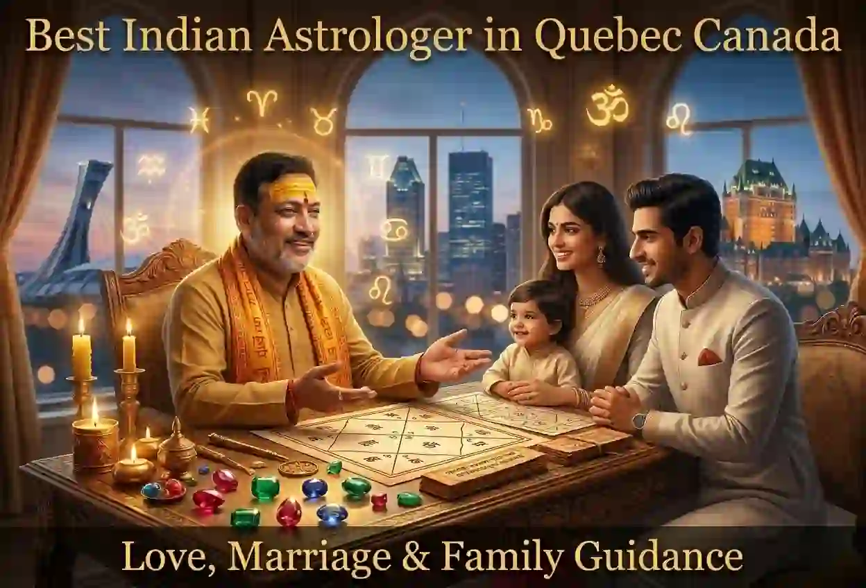 Best Indian Astrologer in Quebec Canada for Love, Marriage & Family Solutions