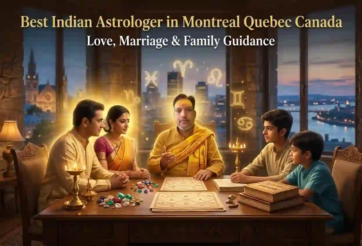 Best Indian Astrologer in Montreal Quebec Canada for Love, Marriage & Family Solutions