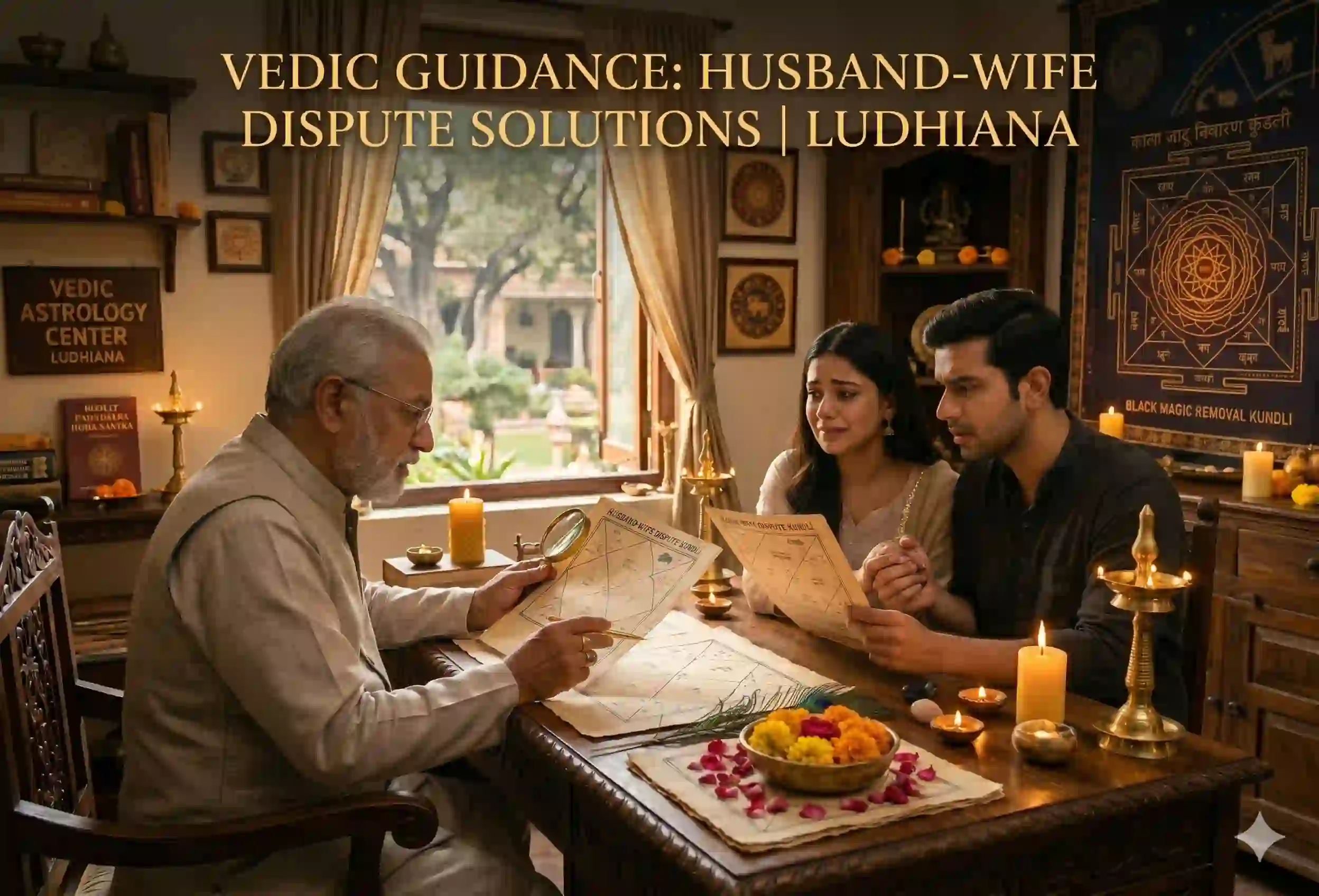 Husband Wife Dispute Solution Astrologer in Ludhiana