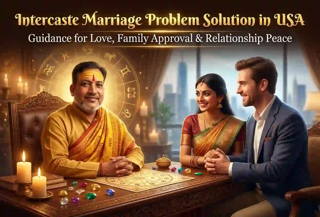 Intercaste Marriage Problem Solution in USA – Trusted Astrology Guidance for Relationship Harmony