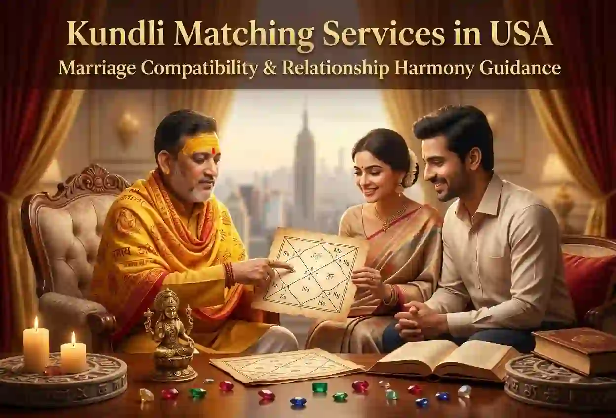 Kundli Matching Services in USA – Trusted Horoscope Compatibility Analysis for Marriage