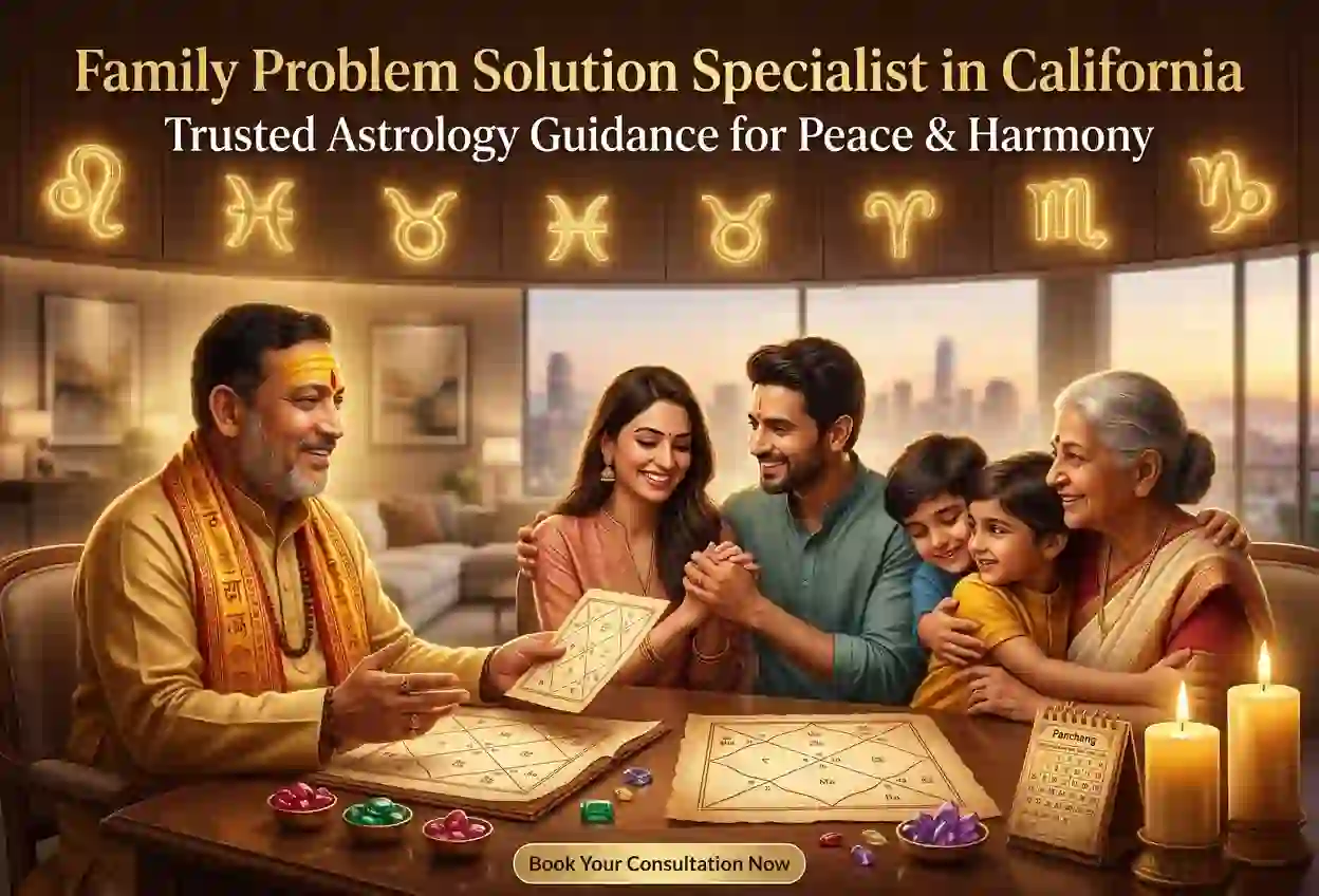 Family Problem Solution Specialist in California – Trusted Astrology Guidance