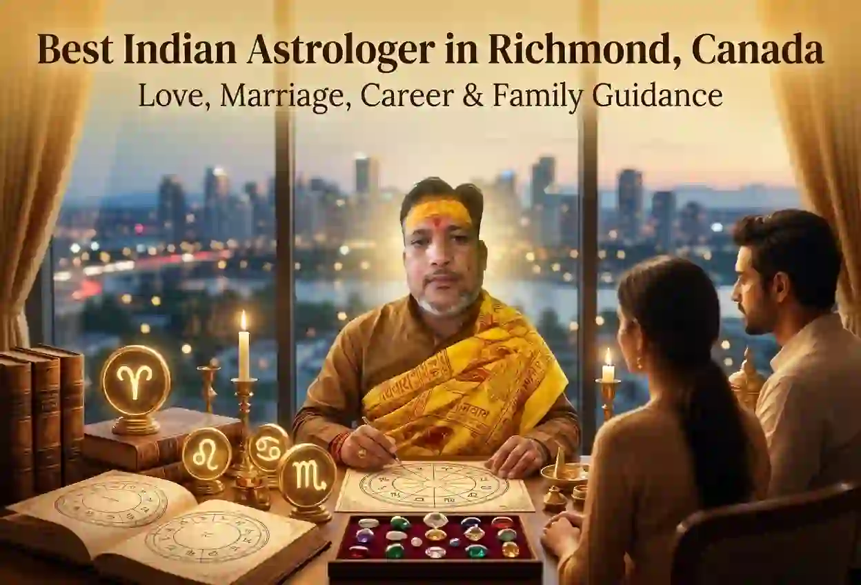 Best Indian Astrologer in Richmond, Canada – Complete Astrology Consultation for Love, Marriage, Career & Family